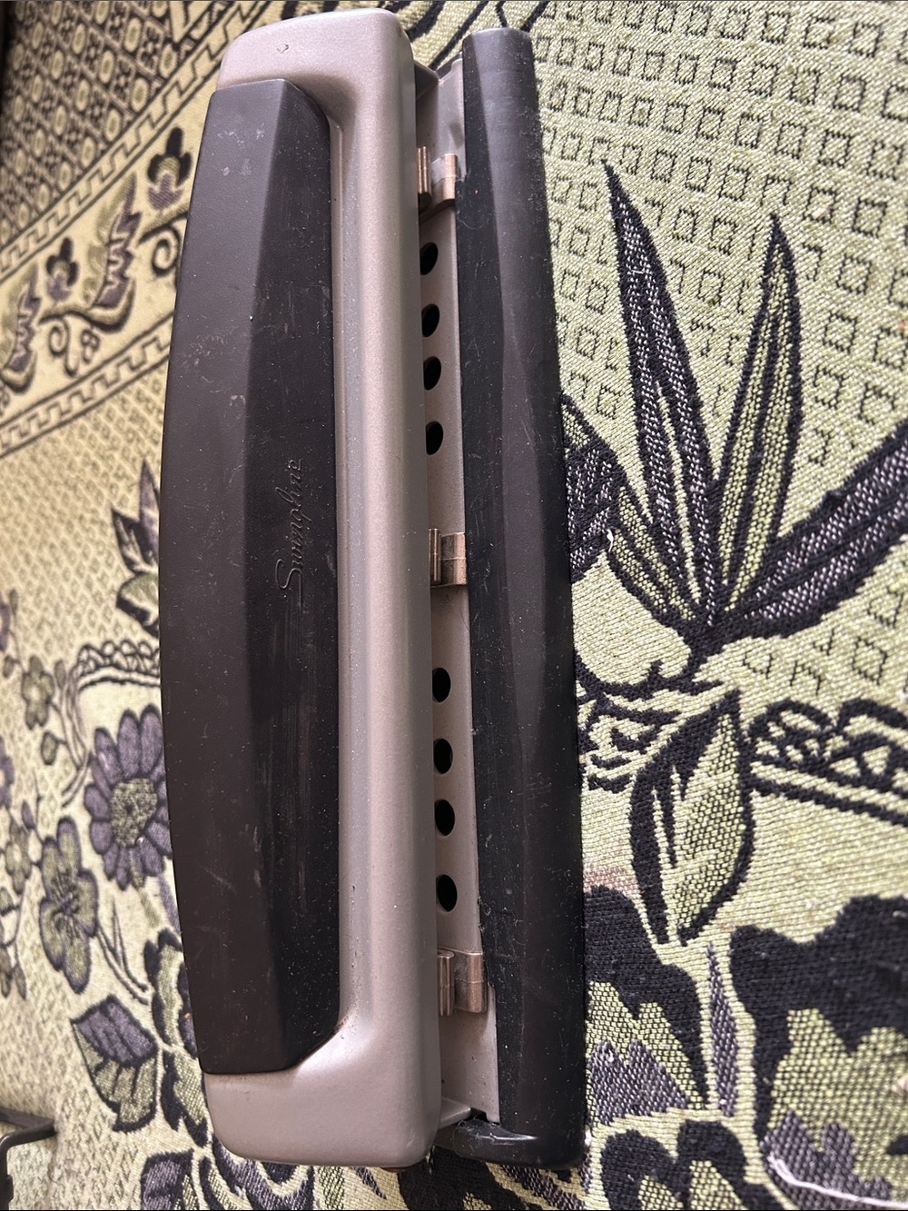 Swingline Black and Silver 3-Hole Punch